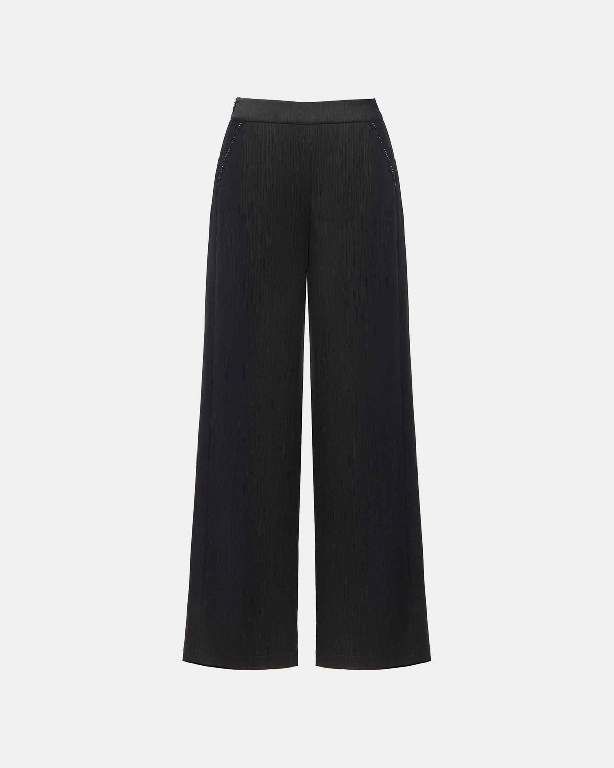 Slimming Black Wide-Leg Pants