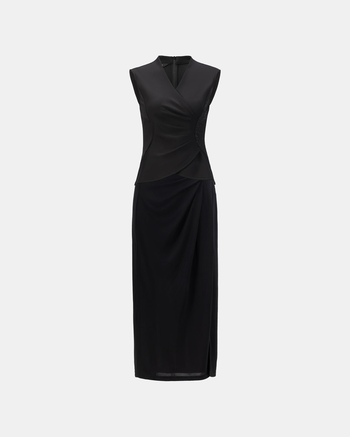 Sophisticated Sleeveless Cinched-Waist Blouse - Sussiland