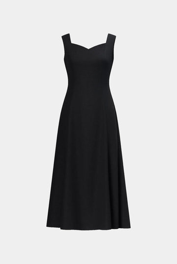 Quiet-Chord Draped Dress