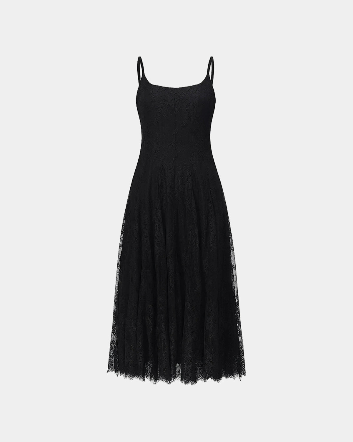 Spring-Bloom Lace Slip Dress