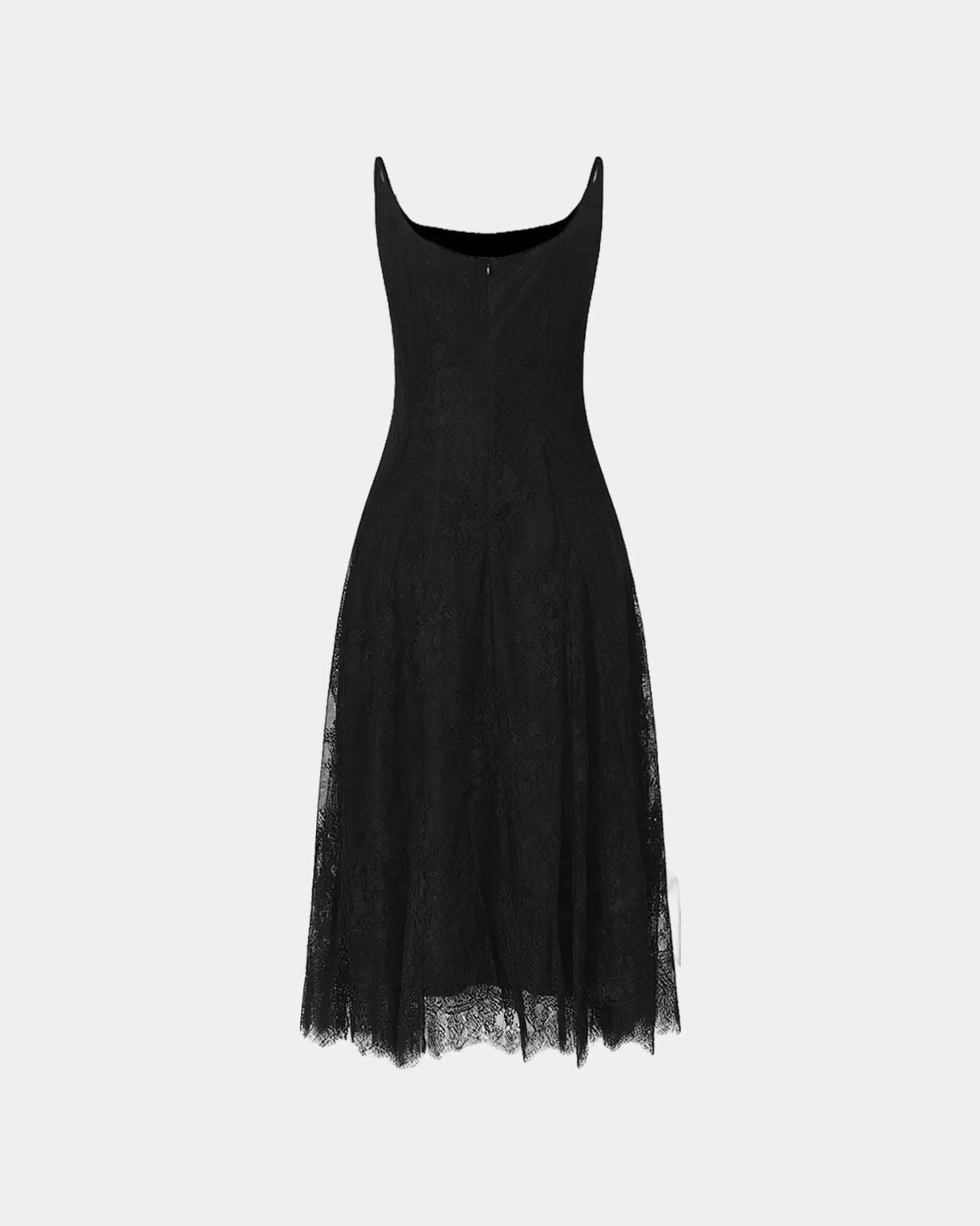 Spring-Bloom Lace Slip Dress