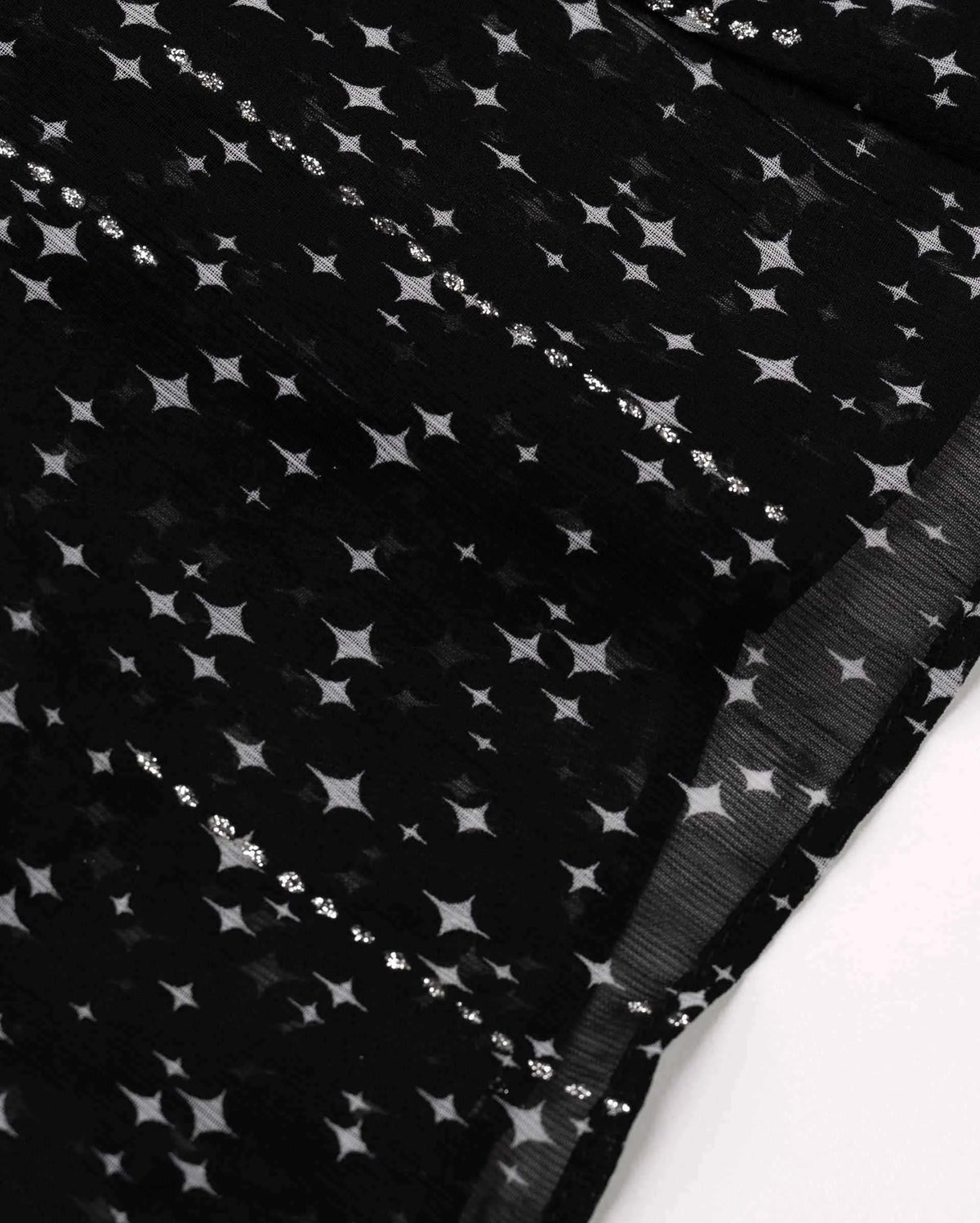 Starry-Print A-Line Dress