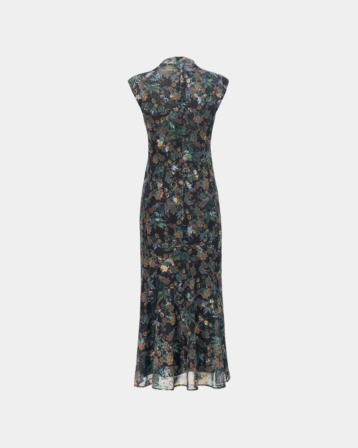 Satin Floral Cheongsam