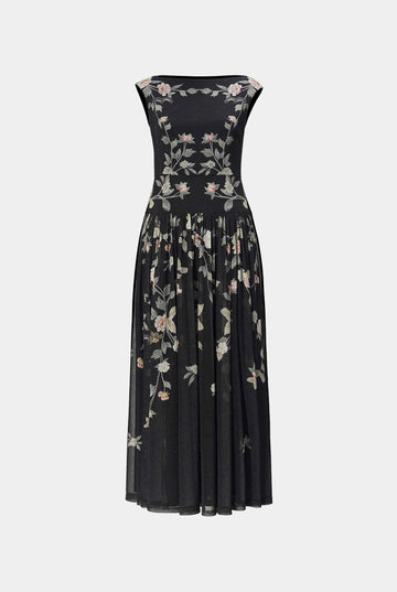 Peony Bloom Maxi Dress