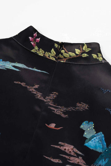 Grand-Vista Tasseled Shawl