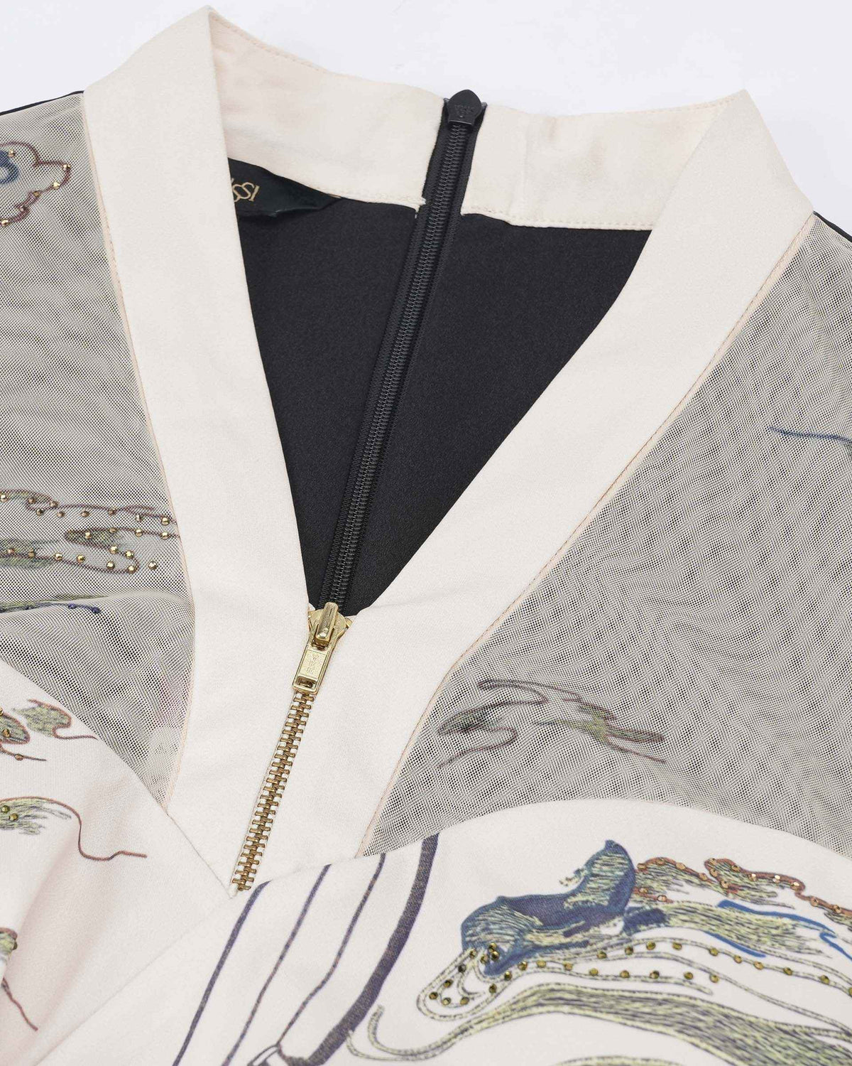 Customize : Riverscape Embroidered Midi Gown