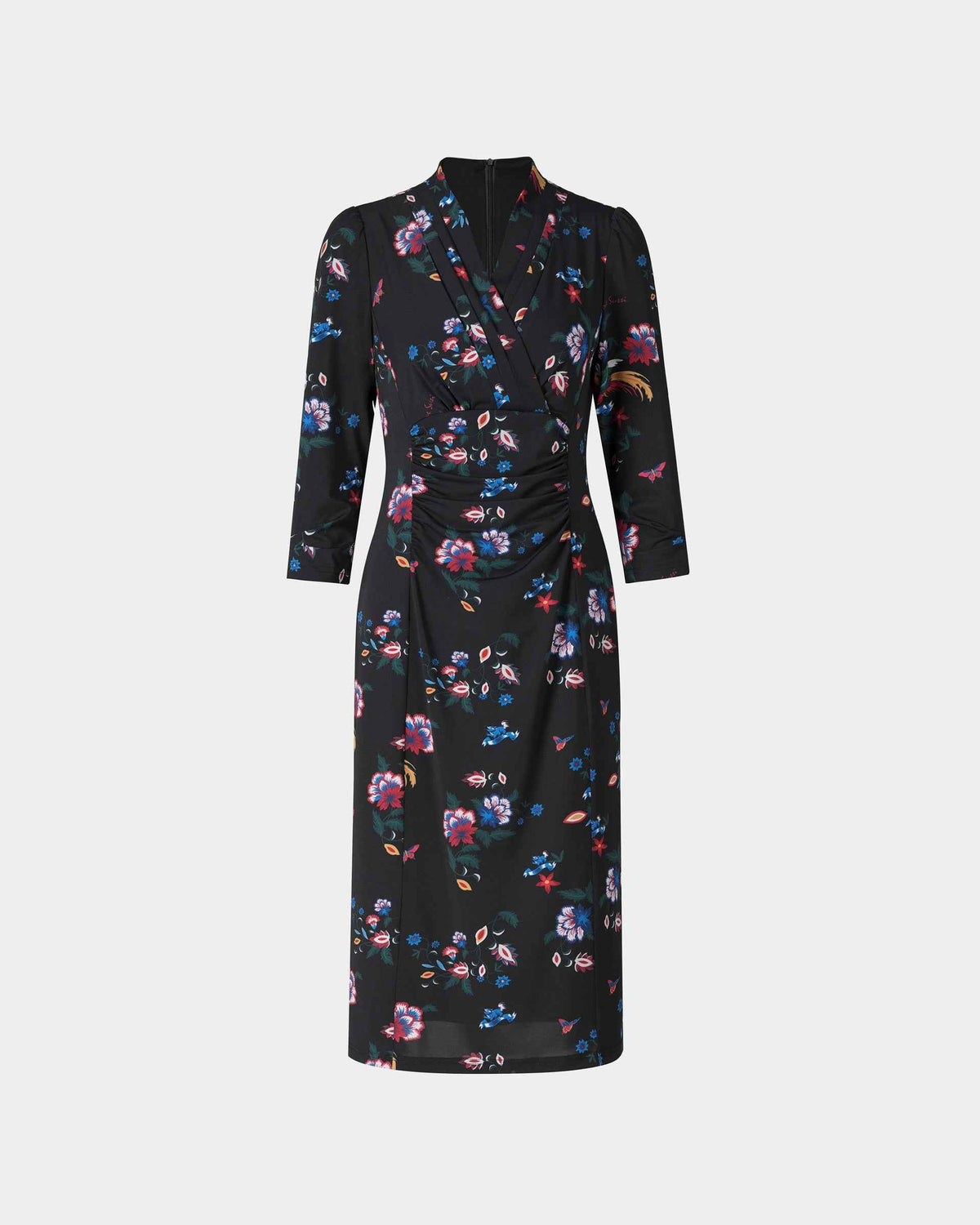 Phoenix Printed Wrap Dress