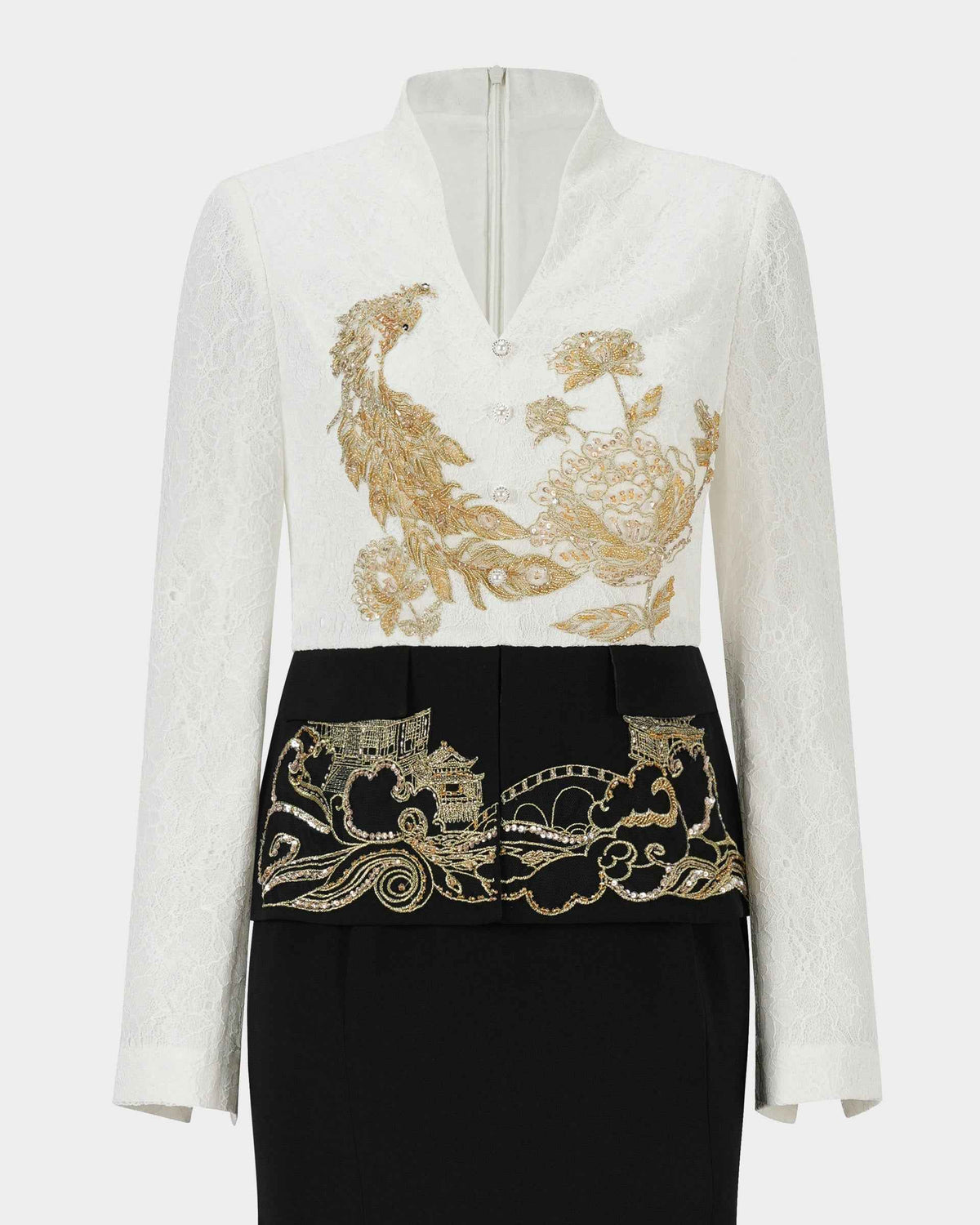 Customize : Golden Chang'an Mermaid Gown
