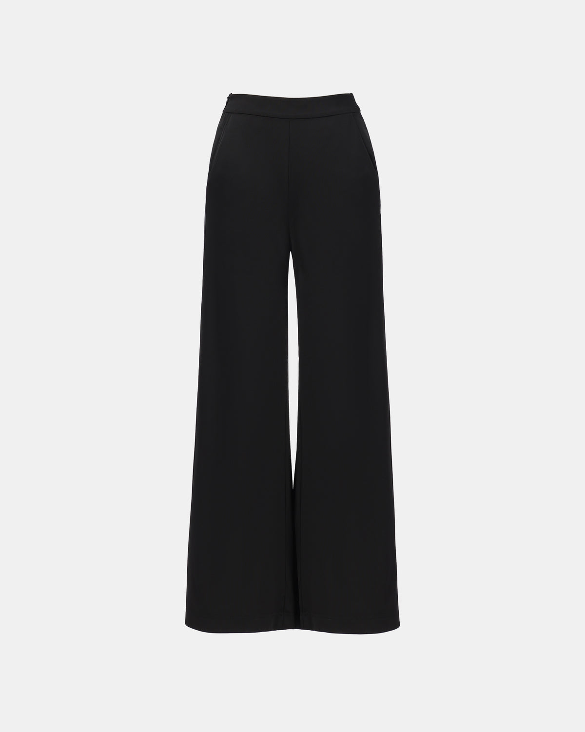 Tailored Black Wide-Leg Trousers - Sussiland
