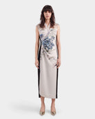 Customize : Riverscape Embroidered Midi Gown