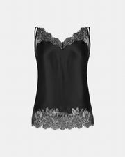 Silk Lace-Trim Camisole